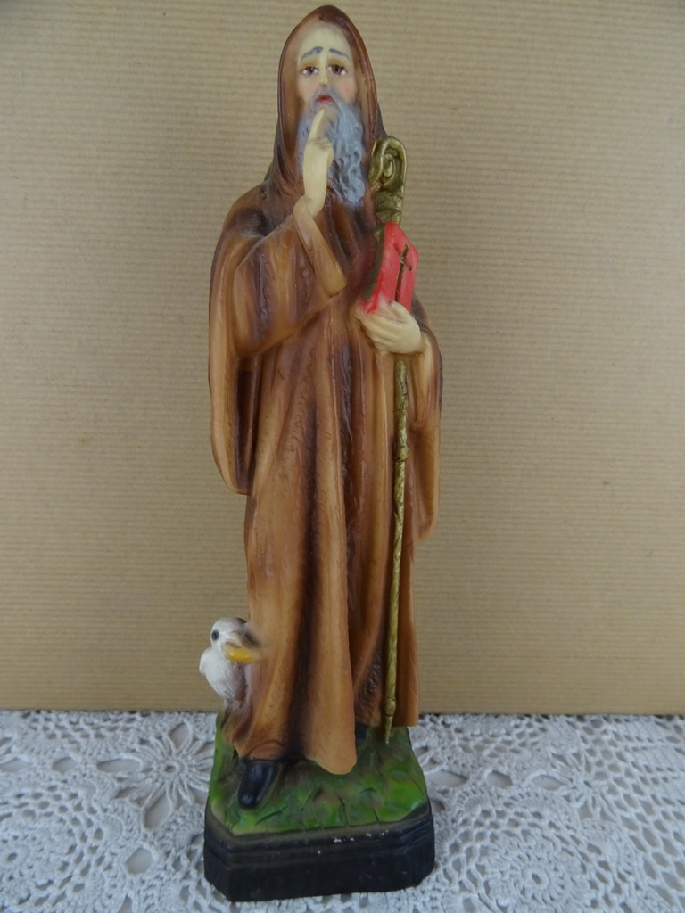 Beeldje Sint-Maarten met gans