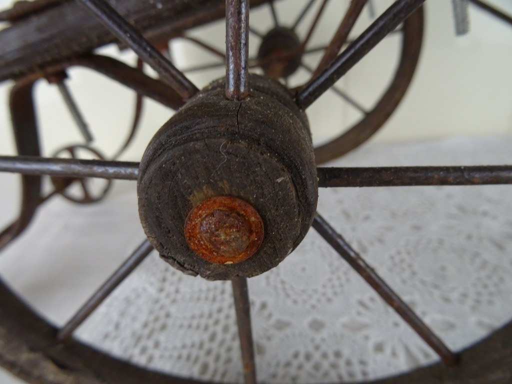 Volkskunst antieke poppenwagen - Afbeelding 12
