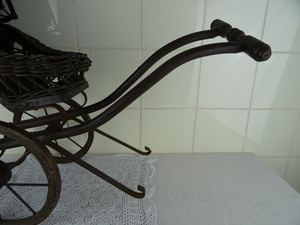 Volkskunst antieke poppenwagen - Afbeelding 14