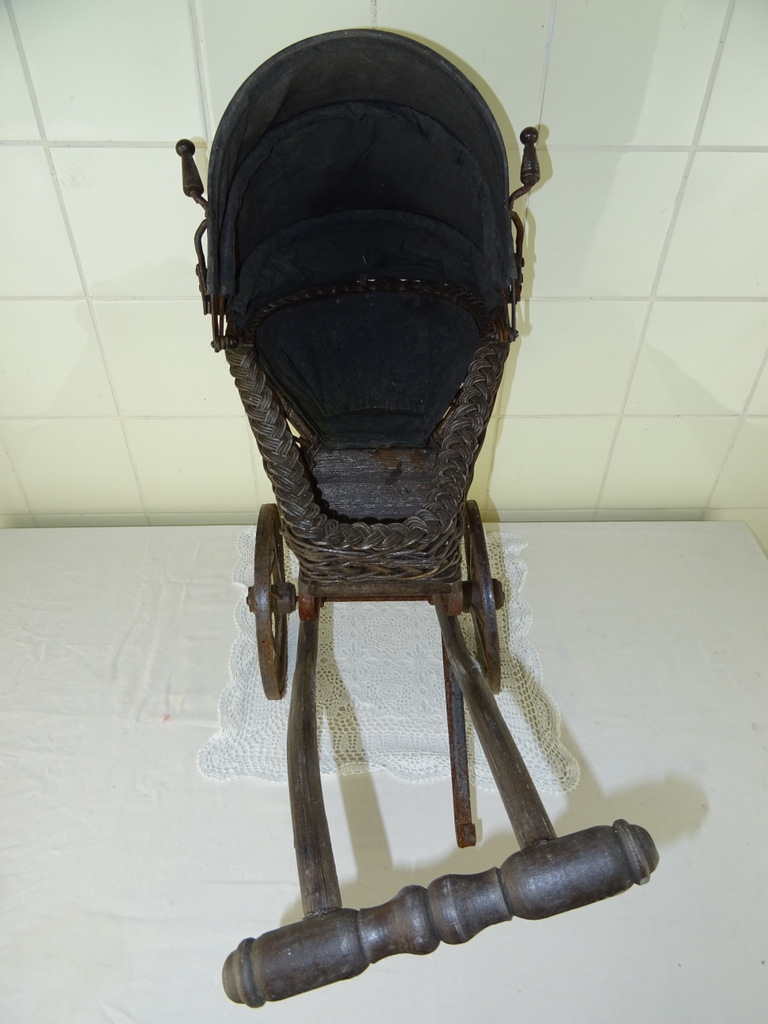 Volkskunst antieke poppenwagen - Afbeelding 15