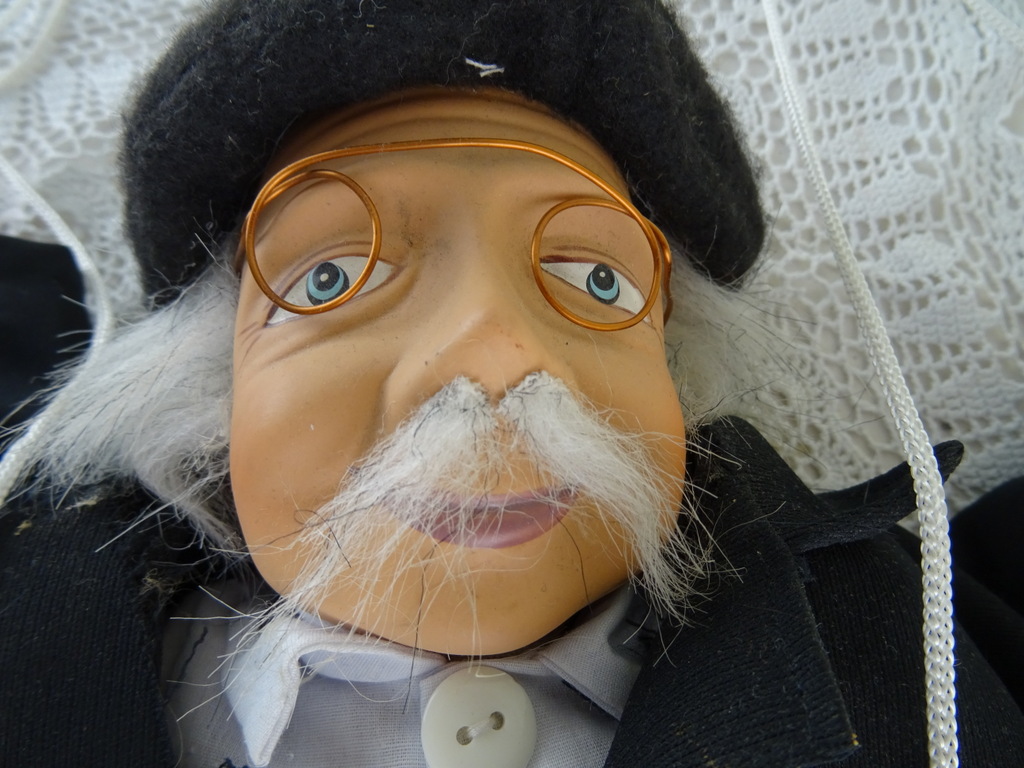 Vintage trekpop oude man - Afbeelding 6