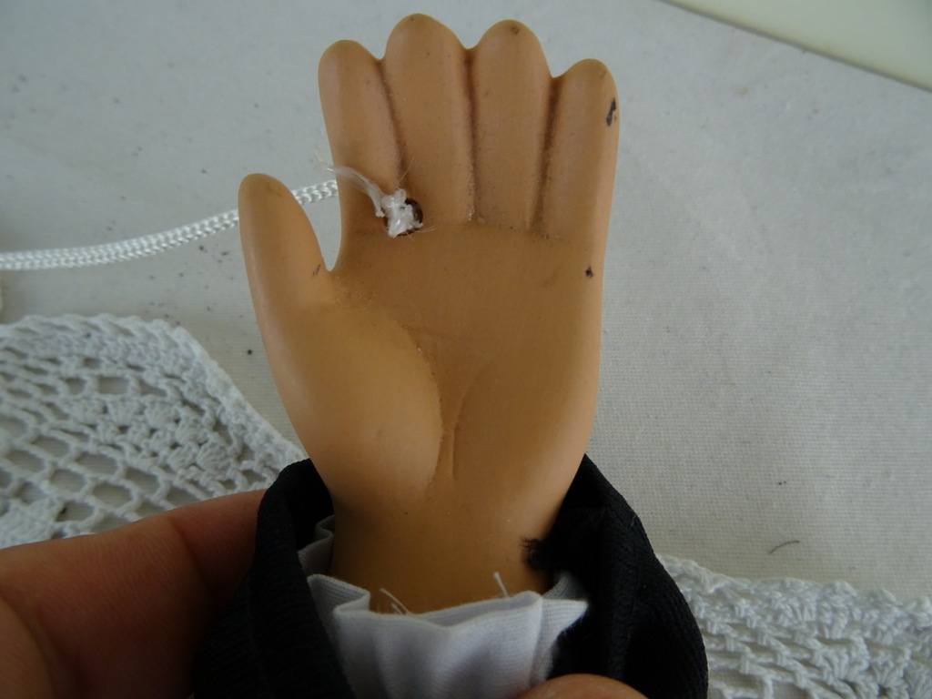 Vintage trekpop oude man - Afbeelding 9