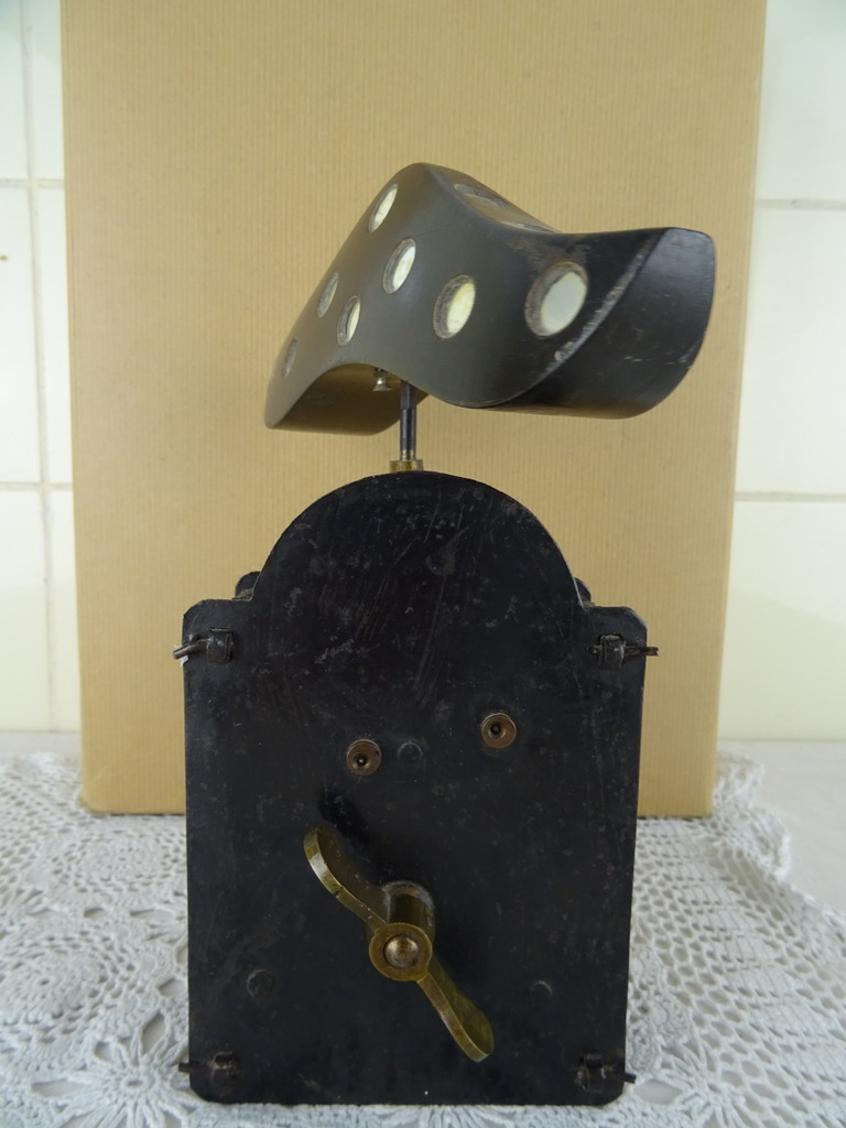 Antieke mechanische leeuwerik spiegel - Afbeelding 6
