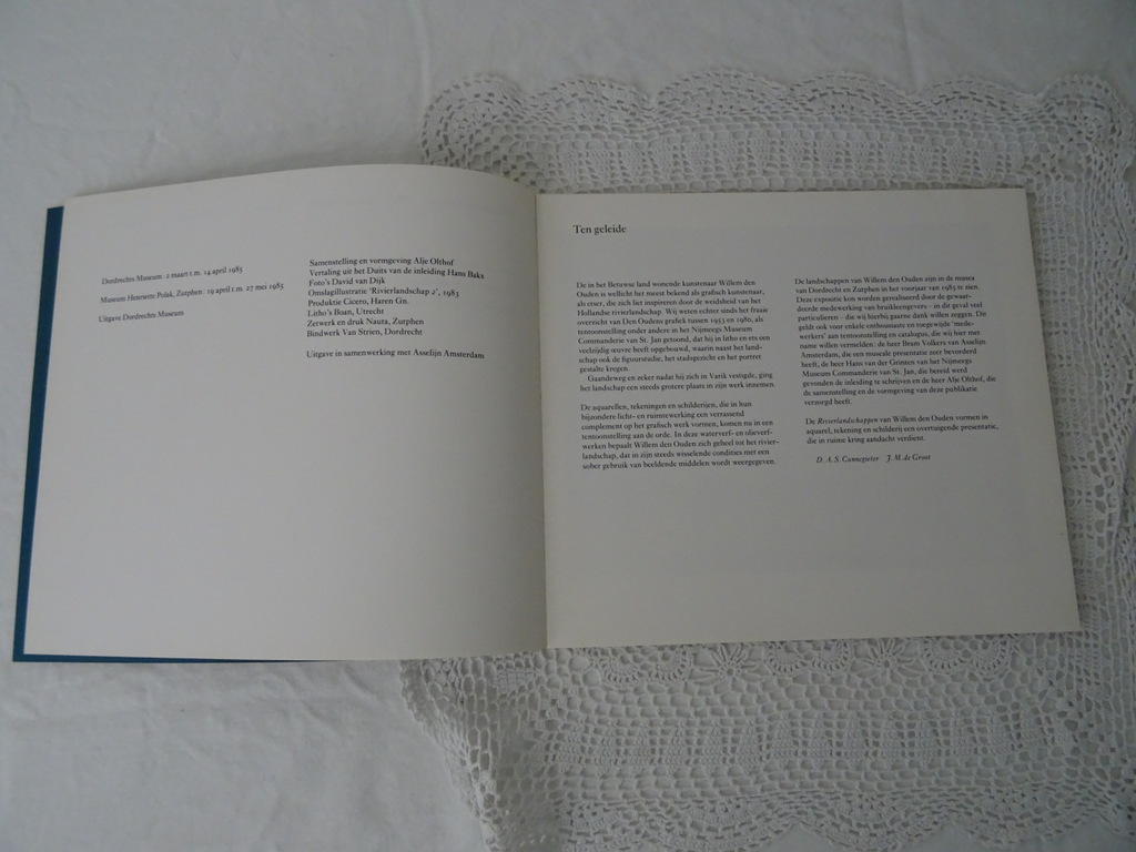 Willem den Ouden Rivierlandschappen gesigneerd - Afbeelding 6