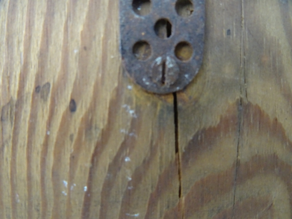Antiek houten vitrinekastje Biedermeier stijl - Afbeelding 26