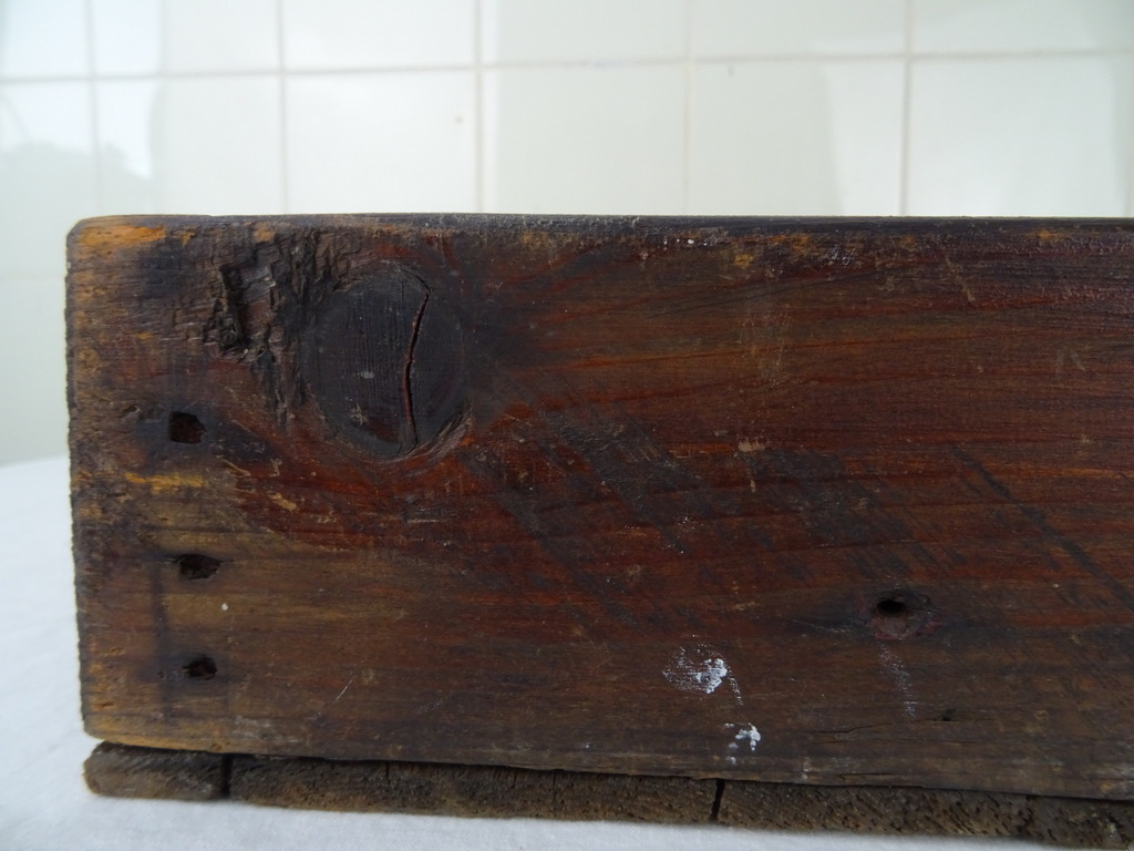 Antiek houten vitrinekastje Biedermeier stijl - Afbeelding 34