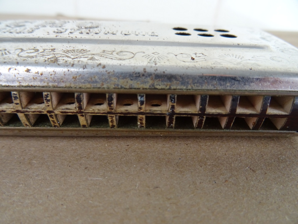 Antieke Hohner mondharmonica - Afbeelding 5