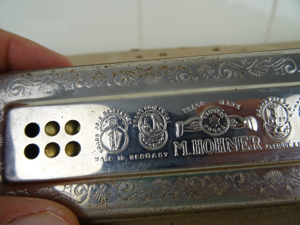 Antieke Hohner mondharmonica - Afbeelding 11