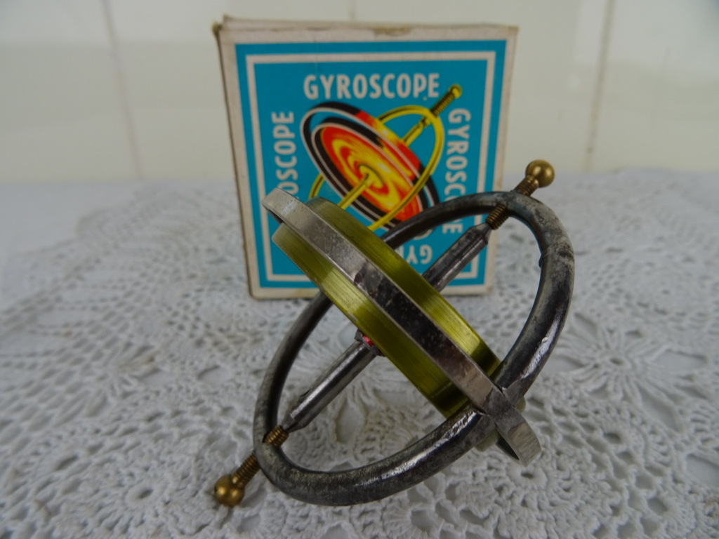 Vintage Franse Gyroscoop - Afbeelding 2