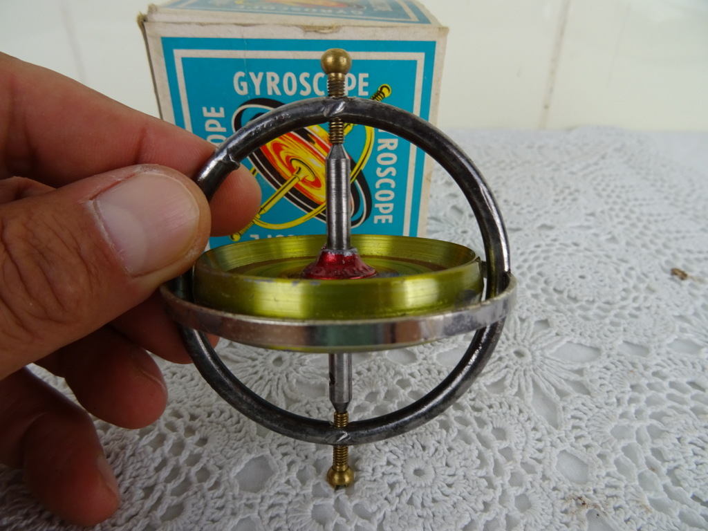 Vintage Franse Gyroscoop - Afbeelding 4