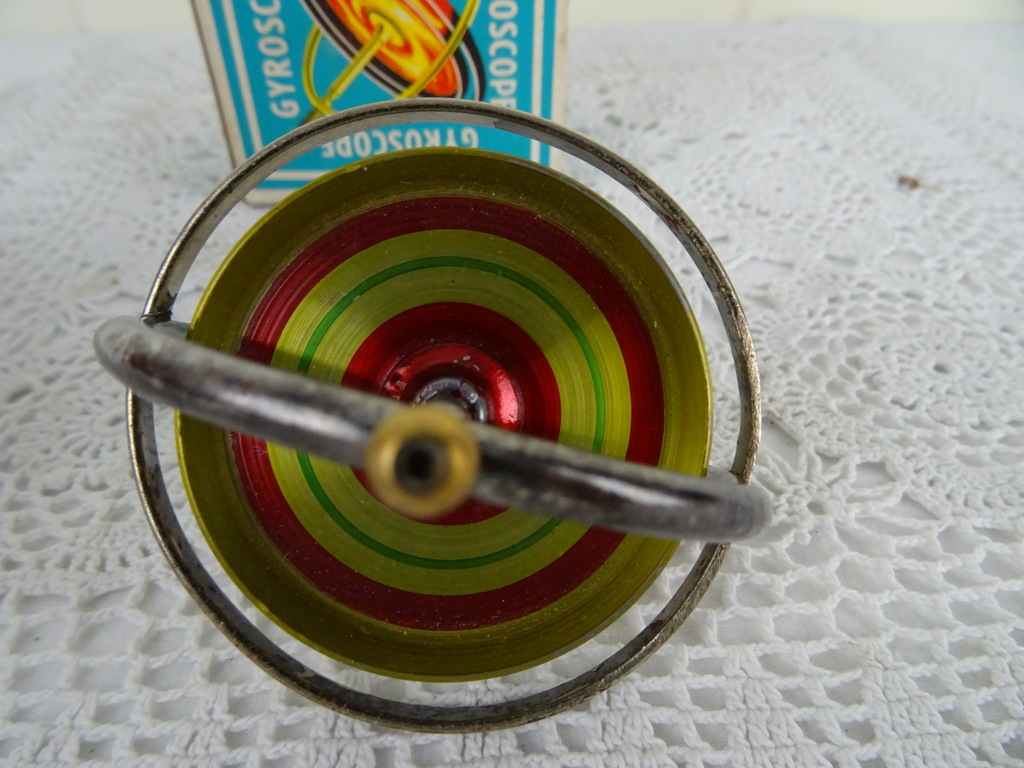 Vintage Franse Gyroscoop - Afbeelding 5