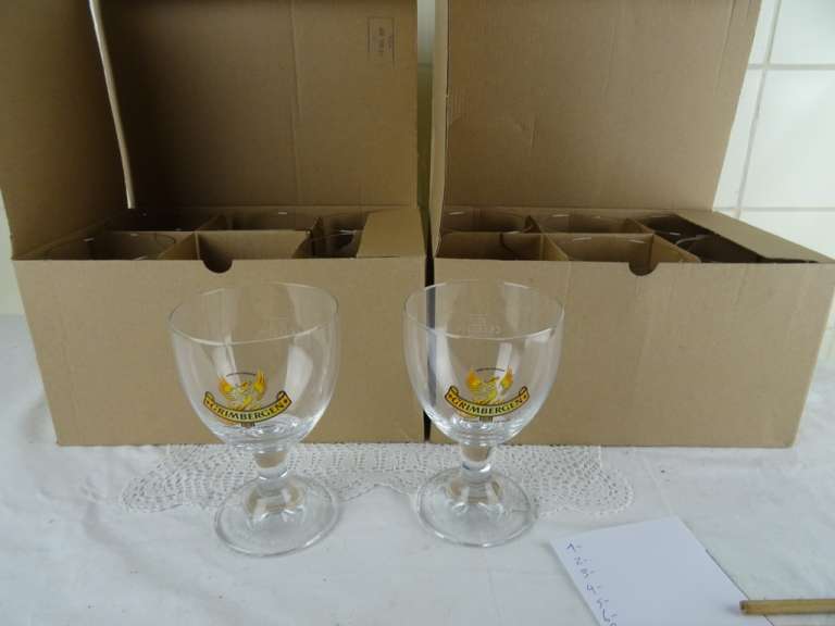 Collectie nieuwe bierglazen
