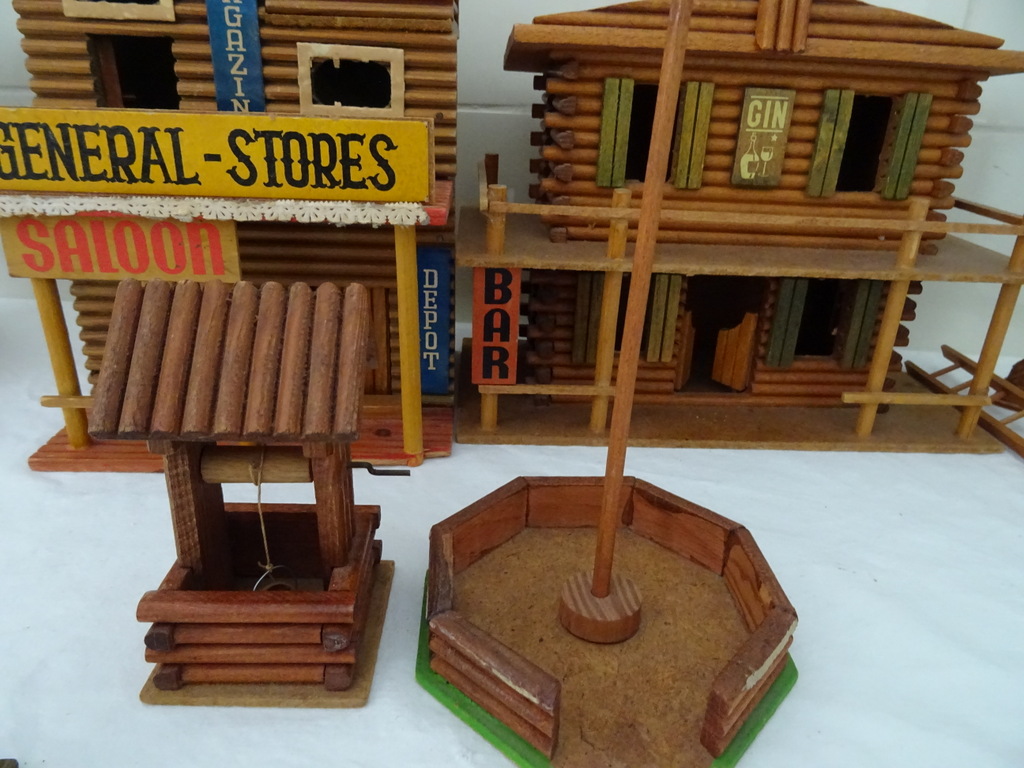 Vintage houten cowboy gebouwen - Afbeelding 21