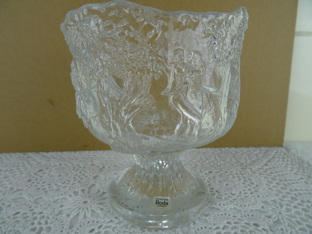 Vintage Boda Sweden kelk of schaal