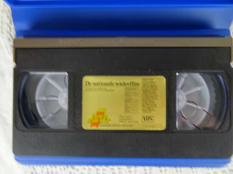 Vintage VHS videobanden met wielrennen