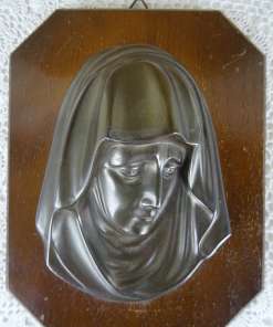Antiek paneel Heilige Maria