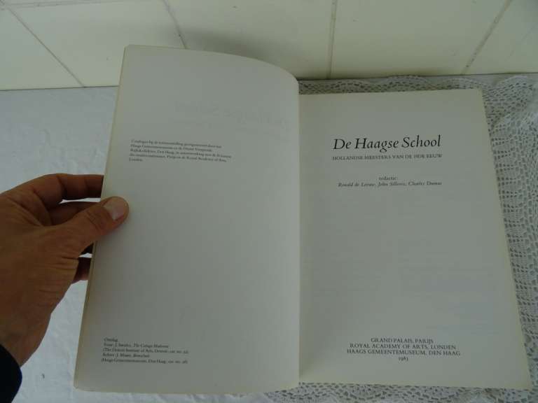 Vintage kunst catalogus De Haagse School