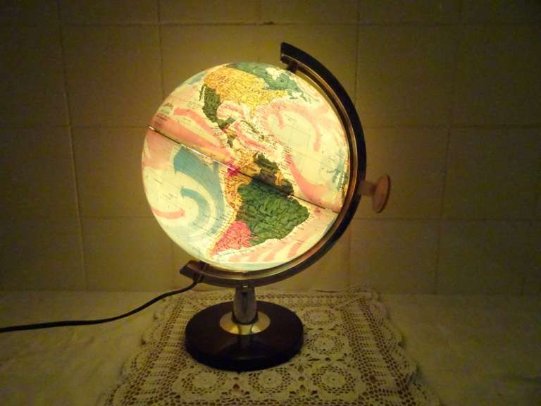Vintage Italiaanse globelamp