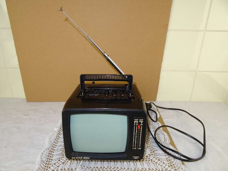 Vintage telestar 4004 draagbare TV