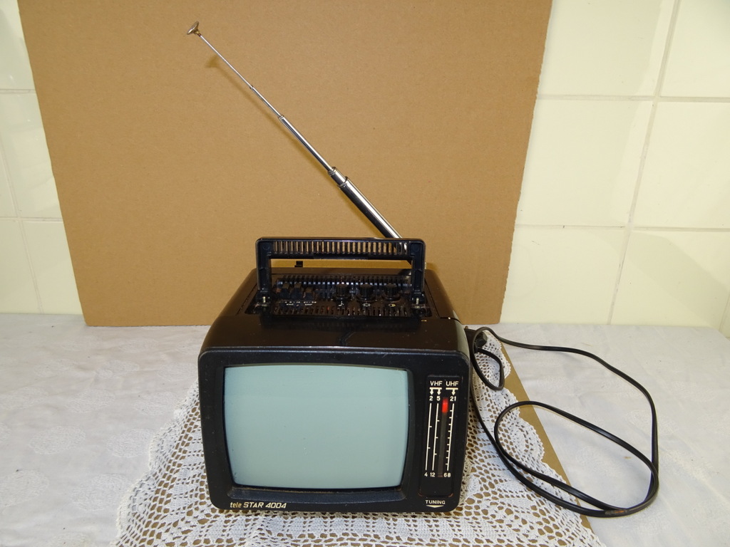 Vintage telestar 4004 draagbare TV