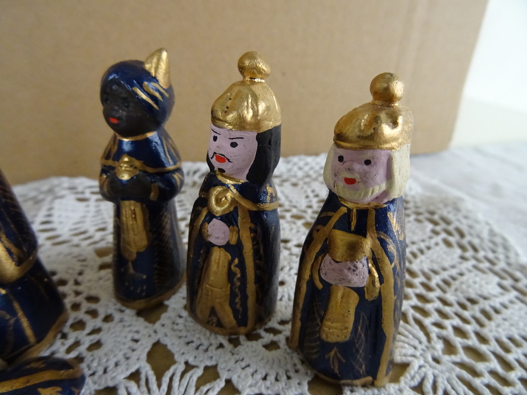 Aardewerk miniatuur kerstgroep - Afbeelding 9