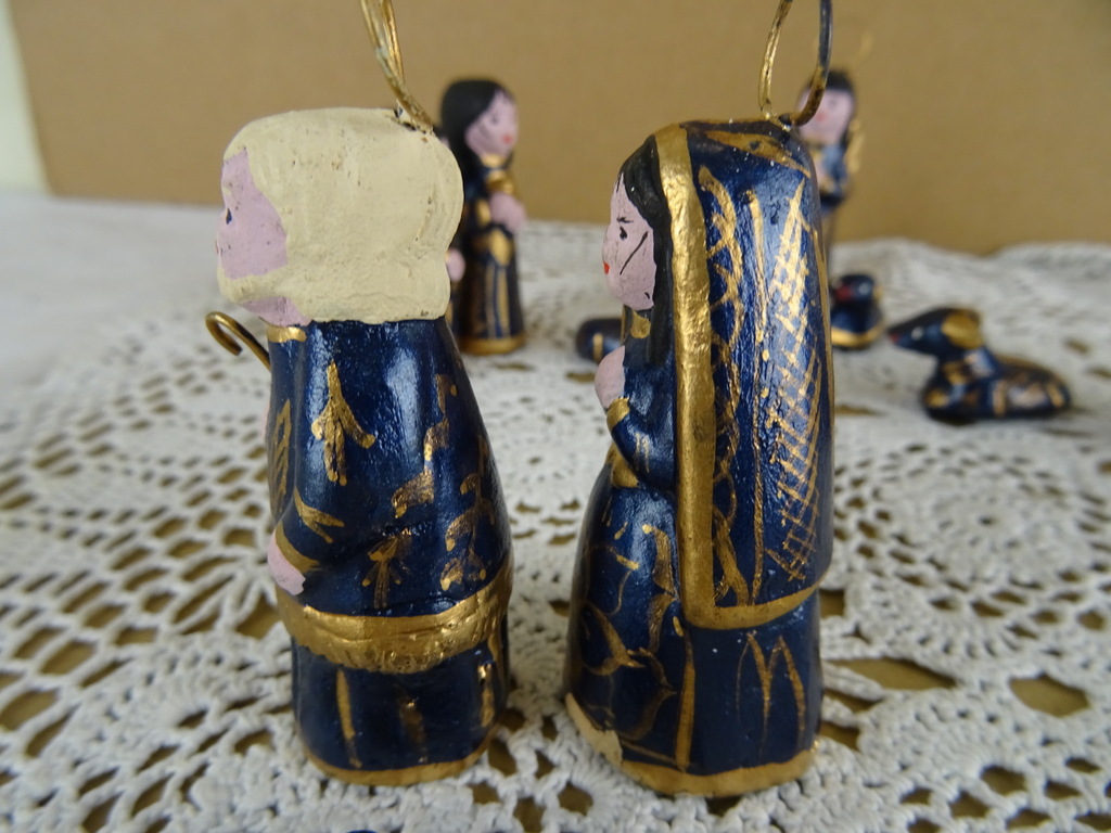 Aardewerk miniatuur kerstgroep - Afbeelding 13