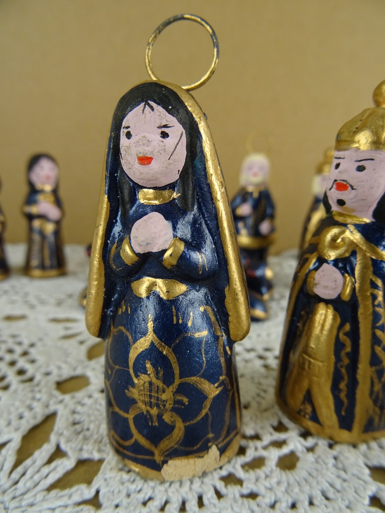 Aardewerk miniatuur kerstgroep - Afbeelding 17