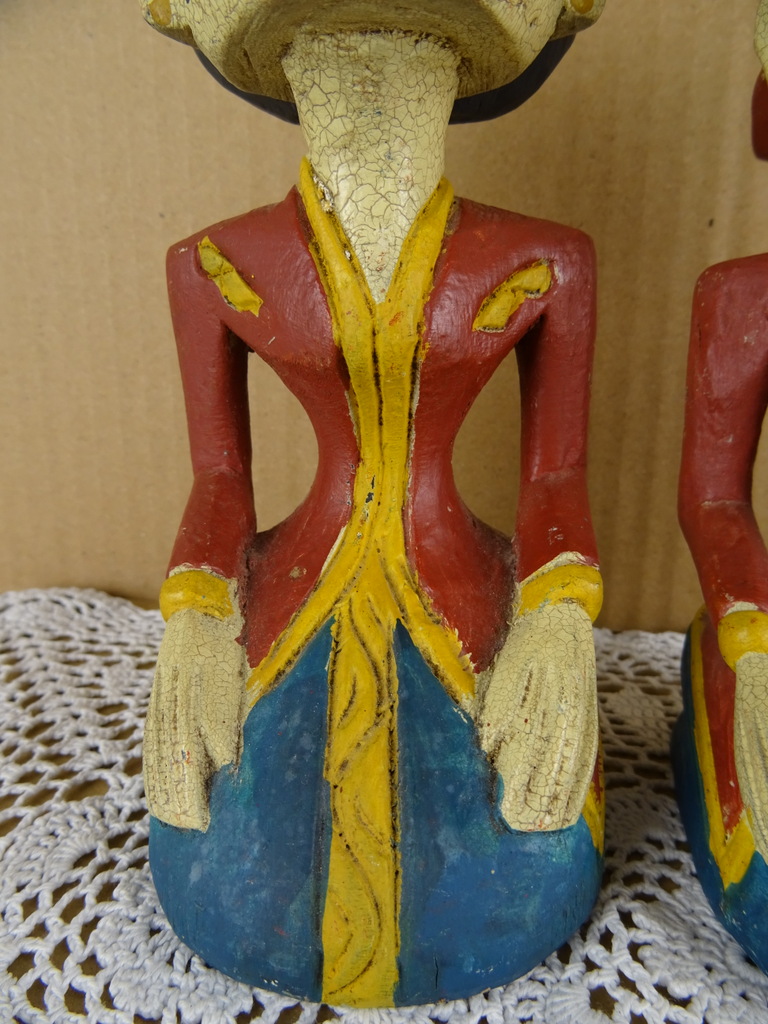 Antieke houten beeldjes - Afbeelding 5