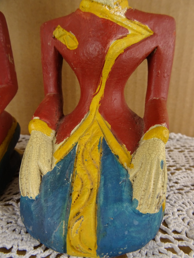 Antieke houten beeldjes - Afbeelding 7