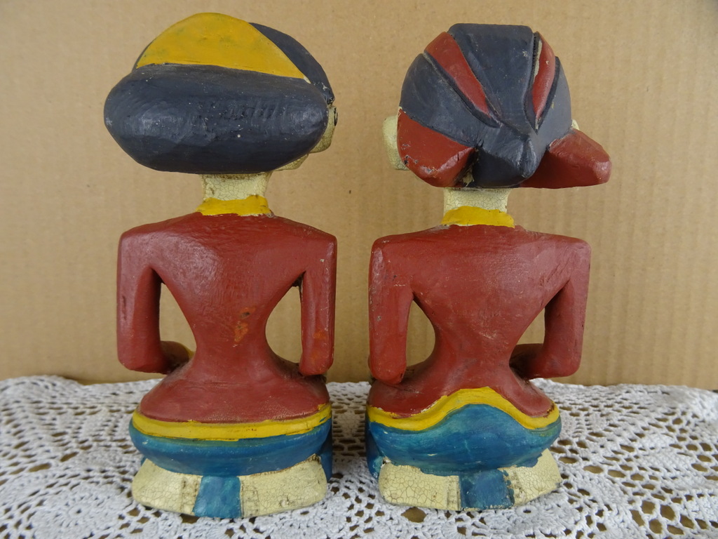 Antieke houten beeldjes - Afbeelding 9