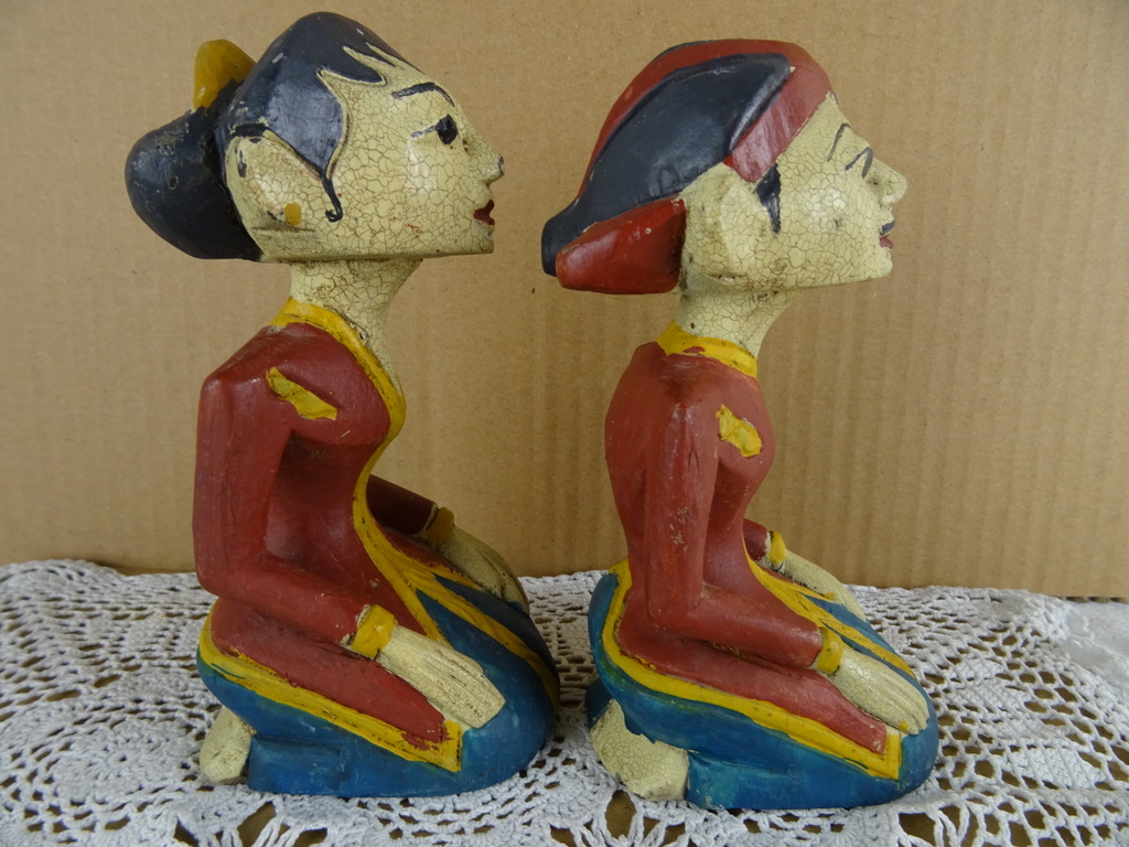 Antieke houten beeldjes - Afbeelding 10