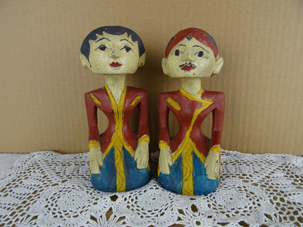 Antieke houten beeldjes - Afbeelding 15