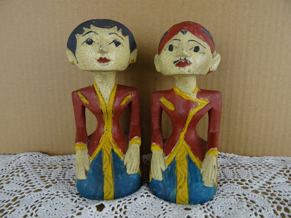 Antieke houten beeldjes - Afbeelding 16