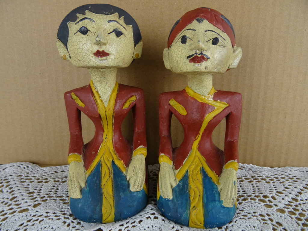 Antieke houten beeldjes - Afbeelding 17