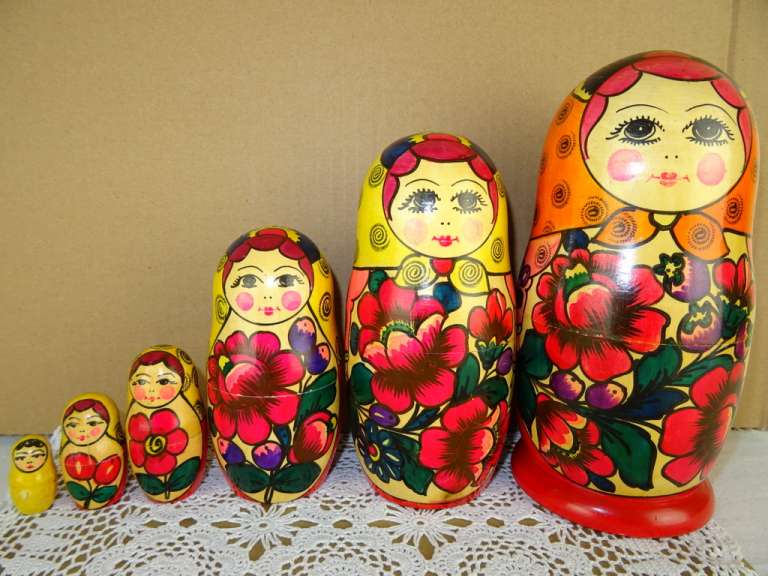 Vintage Russische matroesjka Maria