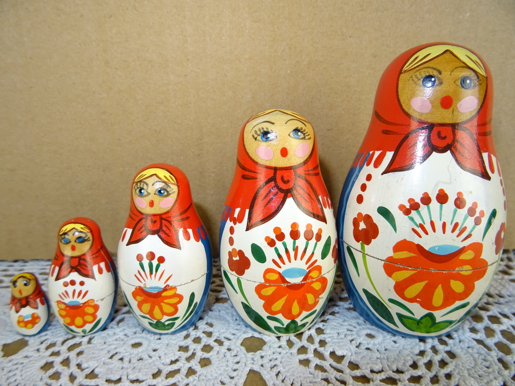 Vintage Russische matroesjka