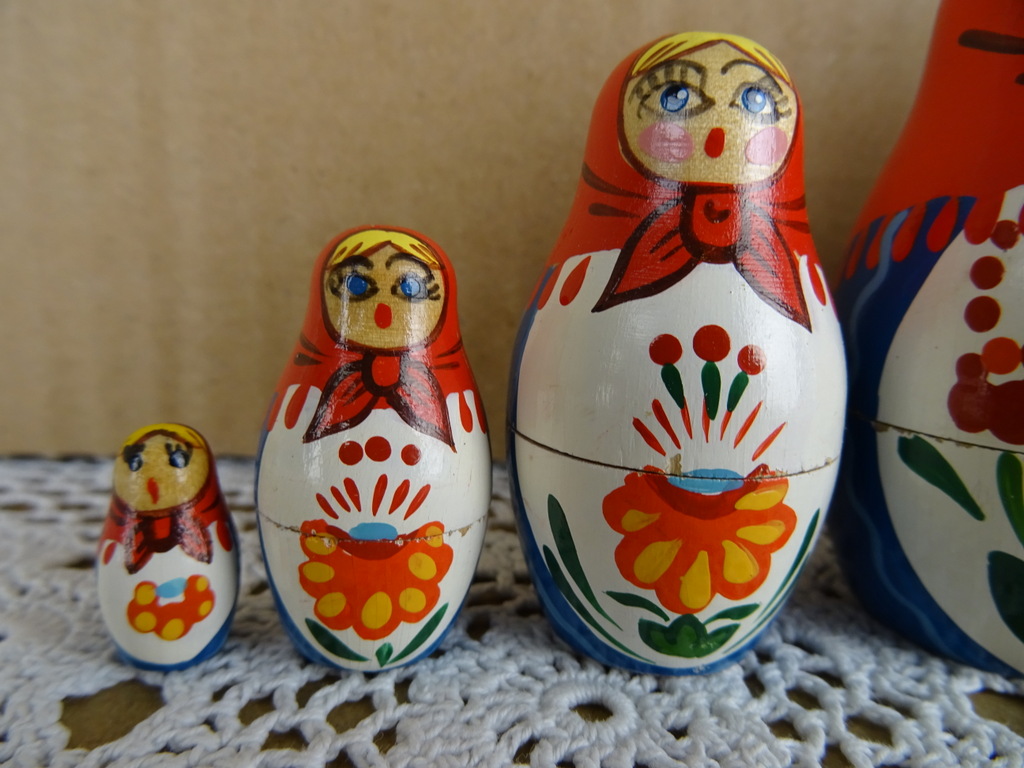 Vintage Russische matroesjka - Afbeelding 3