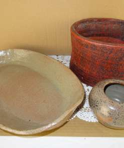 Collectie aardewerk objecten L.J. Rey