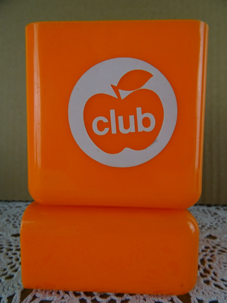 Vintage oranje Space Age pennenbak - Afbeelding 4