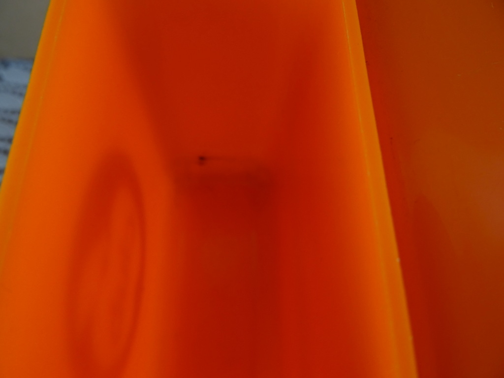 Vintage oranje Space Age pennenbak - Afbeelding 9