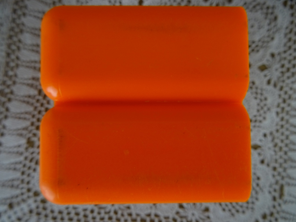Vintage oranje Space Age pennenbak - Afbeelding 10