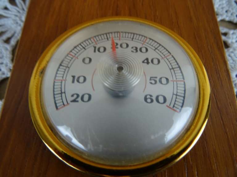 Lieflijke vintage thermometer