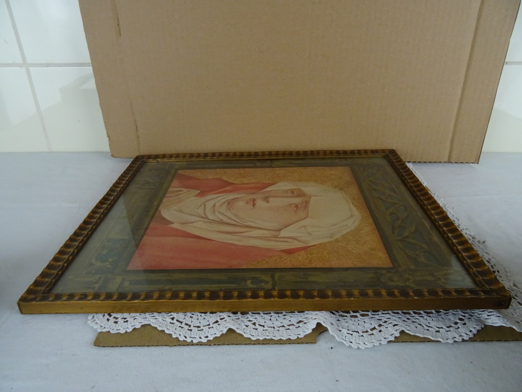 Ingelijste prent Heilige Maria Ingelijste prent Heilige Maria