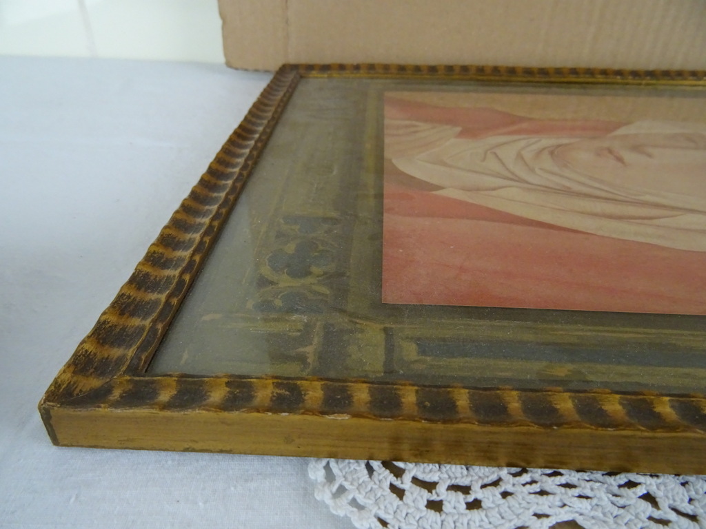 Ingelijste prent Heilige Maria Ingelijste prent Heilige Maria