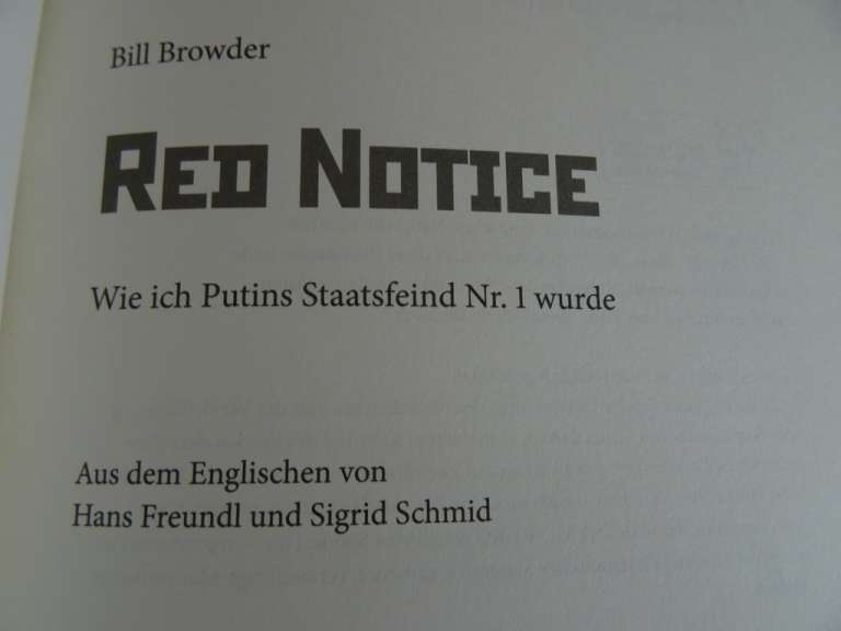 Bill Browder Red notice