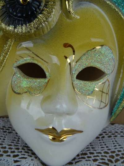 Aardewerk Venetiaans masker