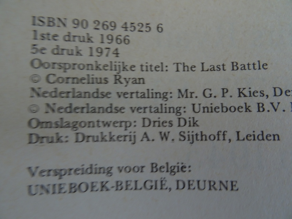 Collectie boeken tweede wereldoorlog Collectie boeken tweede wereldoorlog