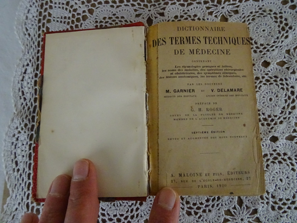Antiek Frans medisch woordenboek - Afbeelding 4