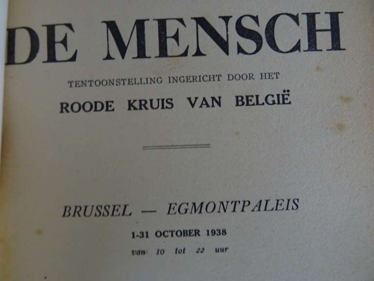 Tentoonstelling De mensch 1-31 october 1938