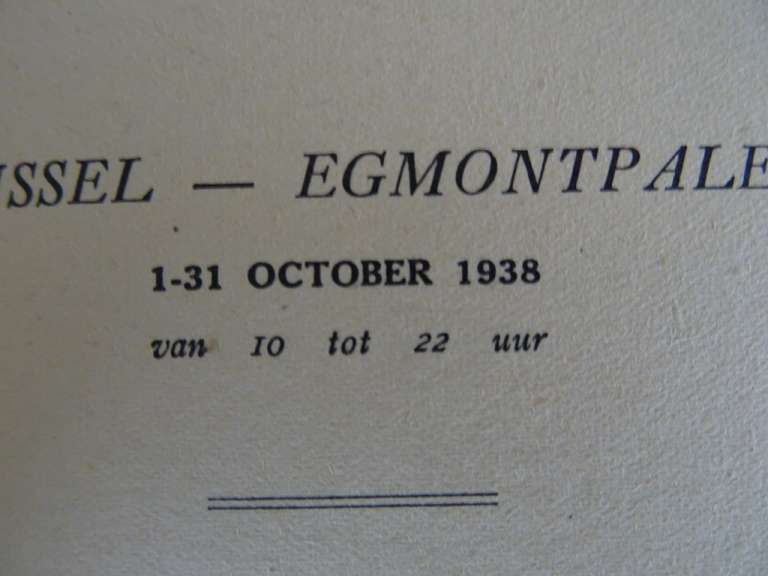 Tentoonstelling De mensch 1-31 october 1938